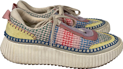 Dolce Vita Women’s Multi-Color Dolen Funfetti Knit Platform Sneakers - 8.5