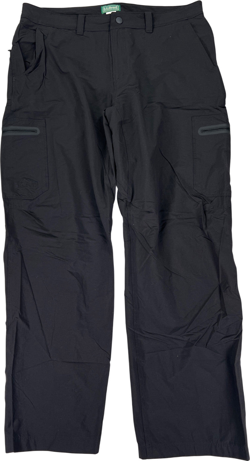 LL Bean Men’s Black Cresta Water Resistant Hiking Pants - 36x30