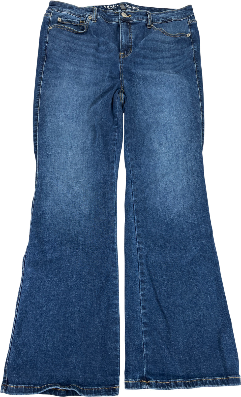 Torrid Women’s Medium Wash Trio Fit Slim Boot Denim Jeans - Plus 16/20 R