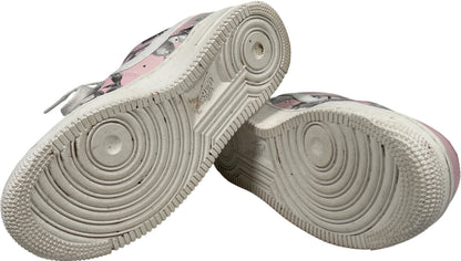 Nike Women’s Pink Floral Air Force Lace Up Sneakers - 6