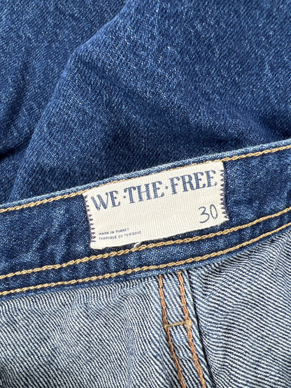 We The Free Women’s Medium Wash The Maggie Mid Rise Straight Leg Jeans - 30