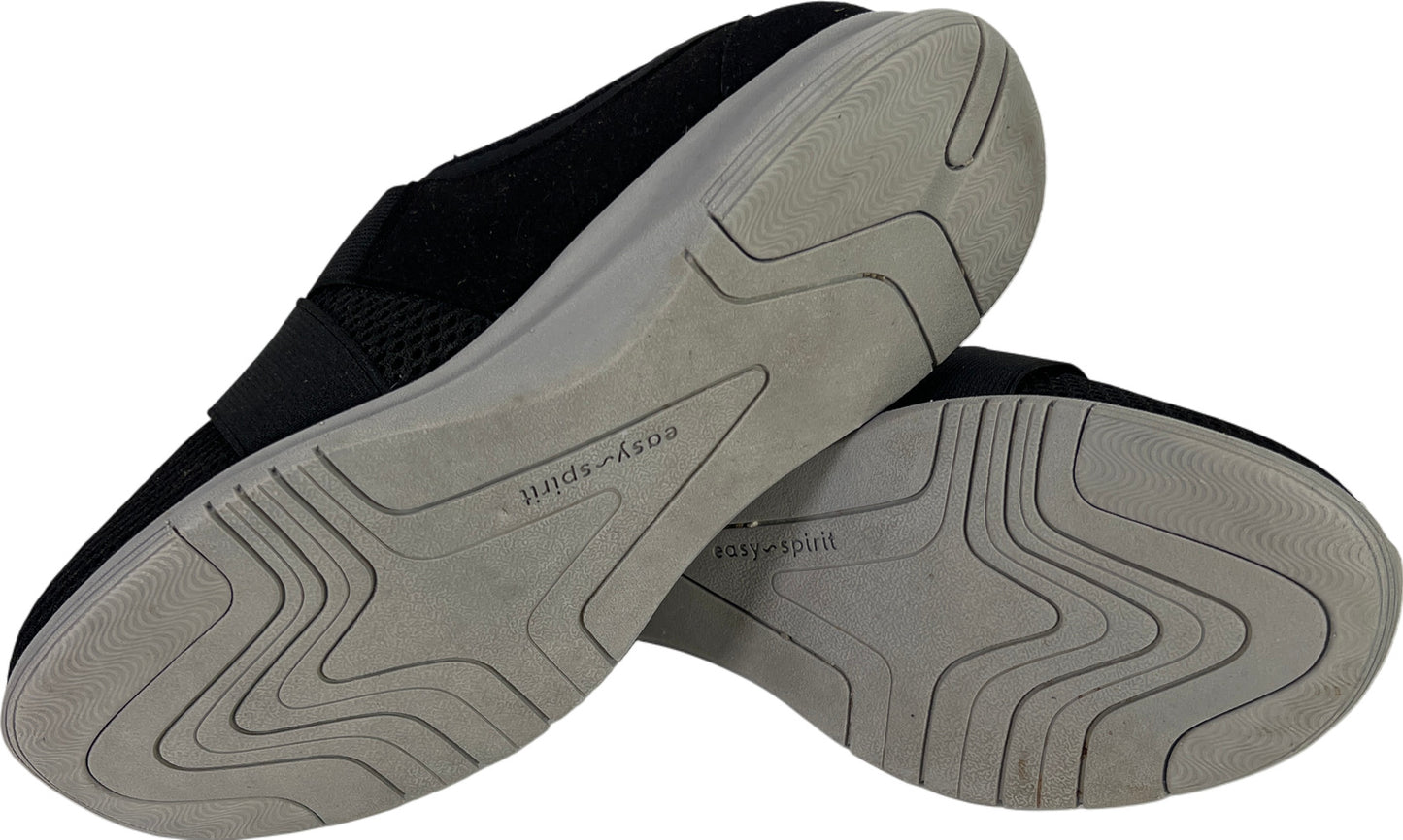 Easy Spirit Women’s Black Gibb Slip On Comfort Walking Sneakers - 6