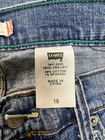 Levi's Women's Medium Wash 515 Denim Jean Shorts - 10