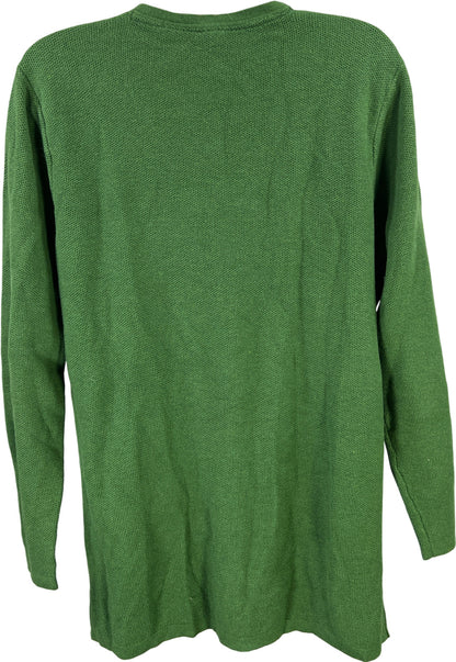 J.Jill Women’s Green Long Sleeve Wool Blend V-Neck Sweater - L