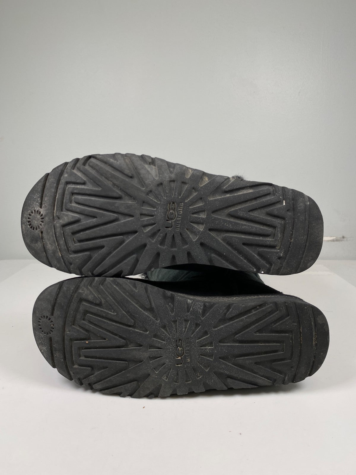 UGG Women’s Black Bailey Button Tall Shearling Boots - 6