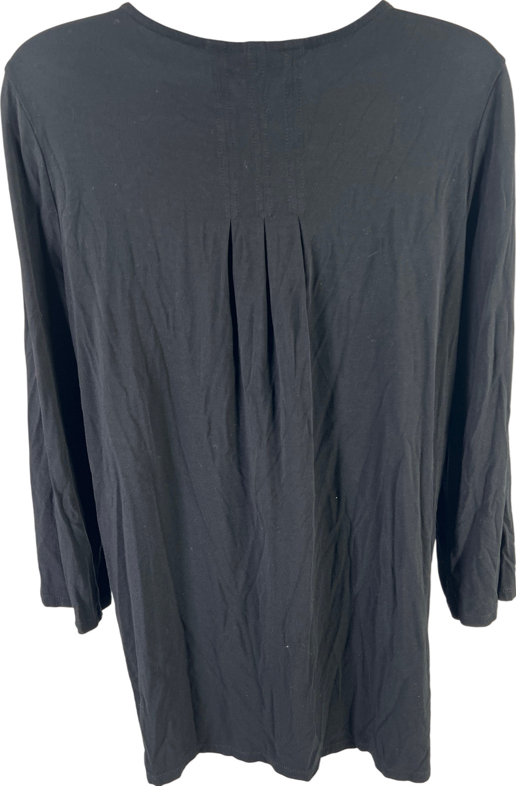 J. Jill Women’s Black Wearever 3/4 Sleeve Stretch Top - S