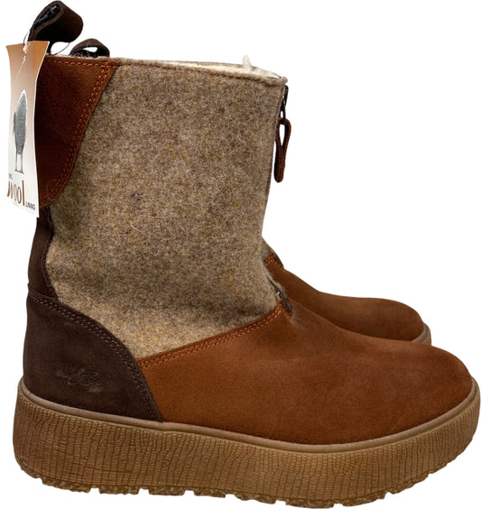 Bos and Co Women’s Brown Suede/Wool Ignite Waterproof Boots - 39/8.5