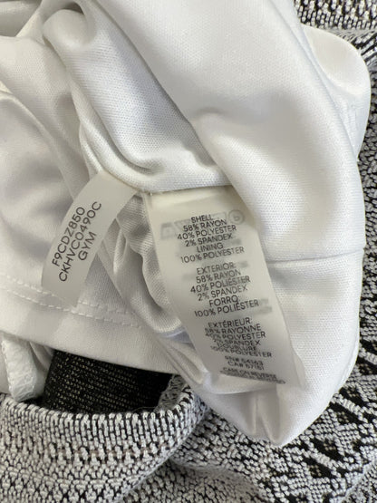 Calvin Klein Women’s White/Black Zipper Back Sleeveless Sheath Dress - 4