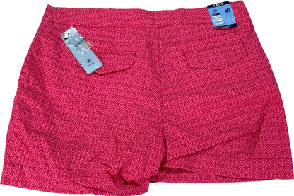 NEW Izod Women’s Pink Hot Tropic Bermuda Walking Shorts - 14