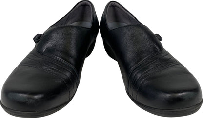 Dansko Women’s Black Leather Franny Comfort Walking Shoes - 39/US 8.5 Wide