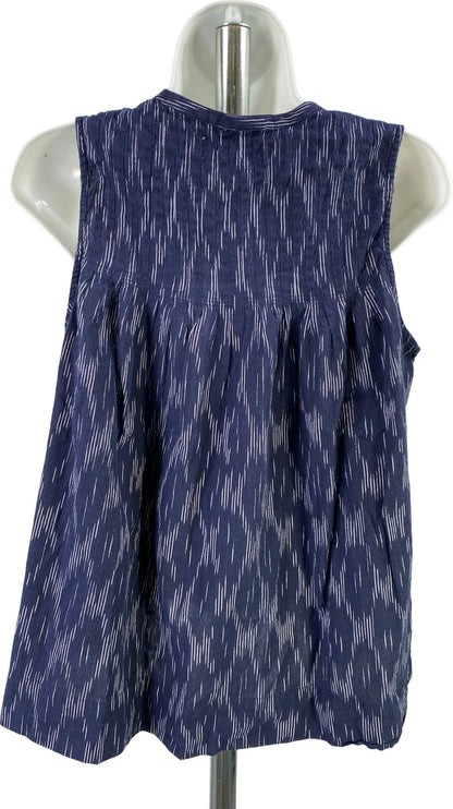 Lucky Brand Women’s Blue V-Neck Sleeveless Tank Top - S