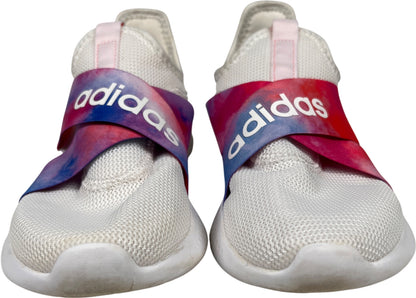 Adidas Women’s White/Pink Cloudfoam Slip On Walking Sneakers - 8.5