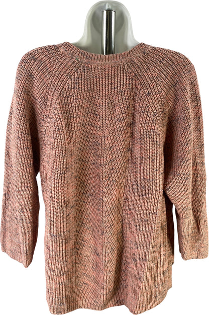 J.Jill Women’s Pink 3/4 Sleeve Knit Sweater - L
