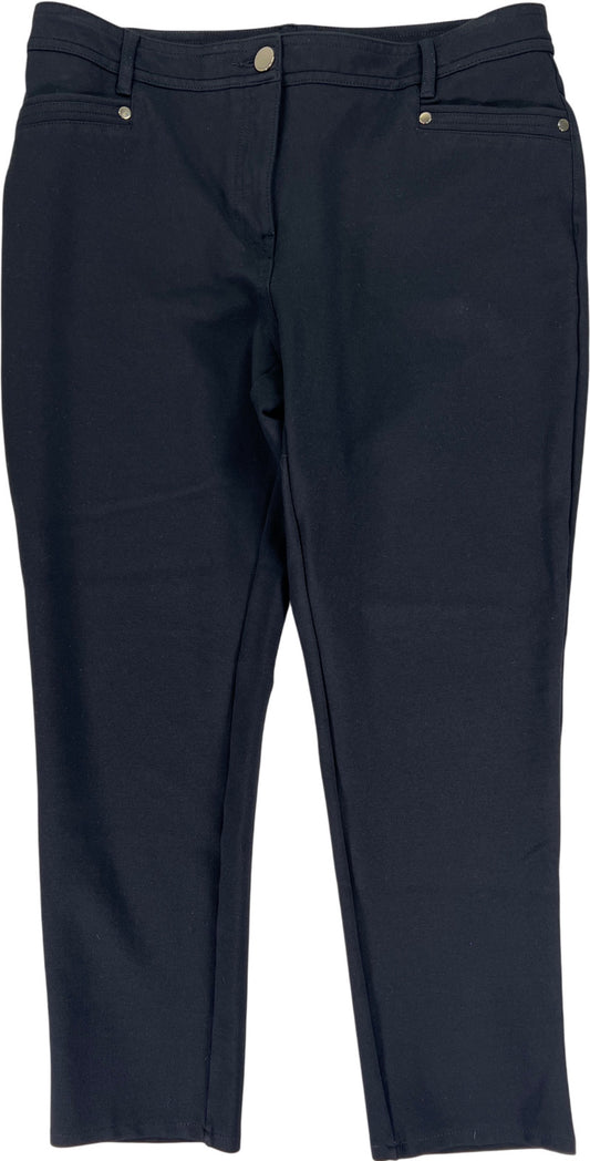Chico’s So Slimming Women’s Black Dress Ankle Pants - 1.5/US 10 Petite