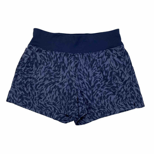 Athleta Women's Blue Printed Nylon Blend Trekkie North Shorts - 8