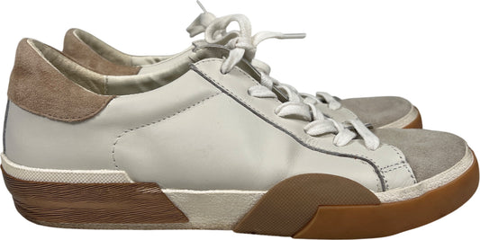 Dolce Vitta Women’s White Leather Low Top Lace Up Sneakers - 8.5