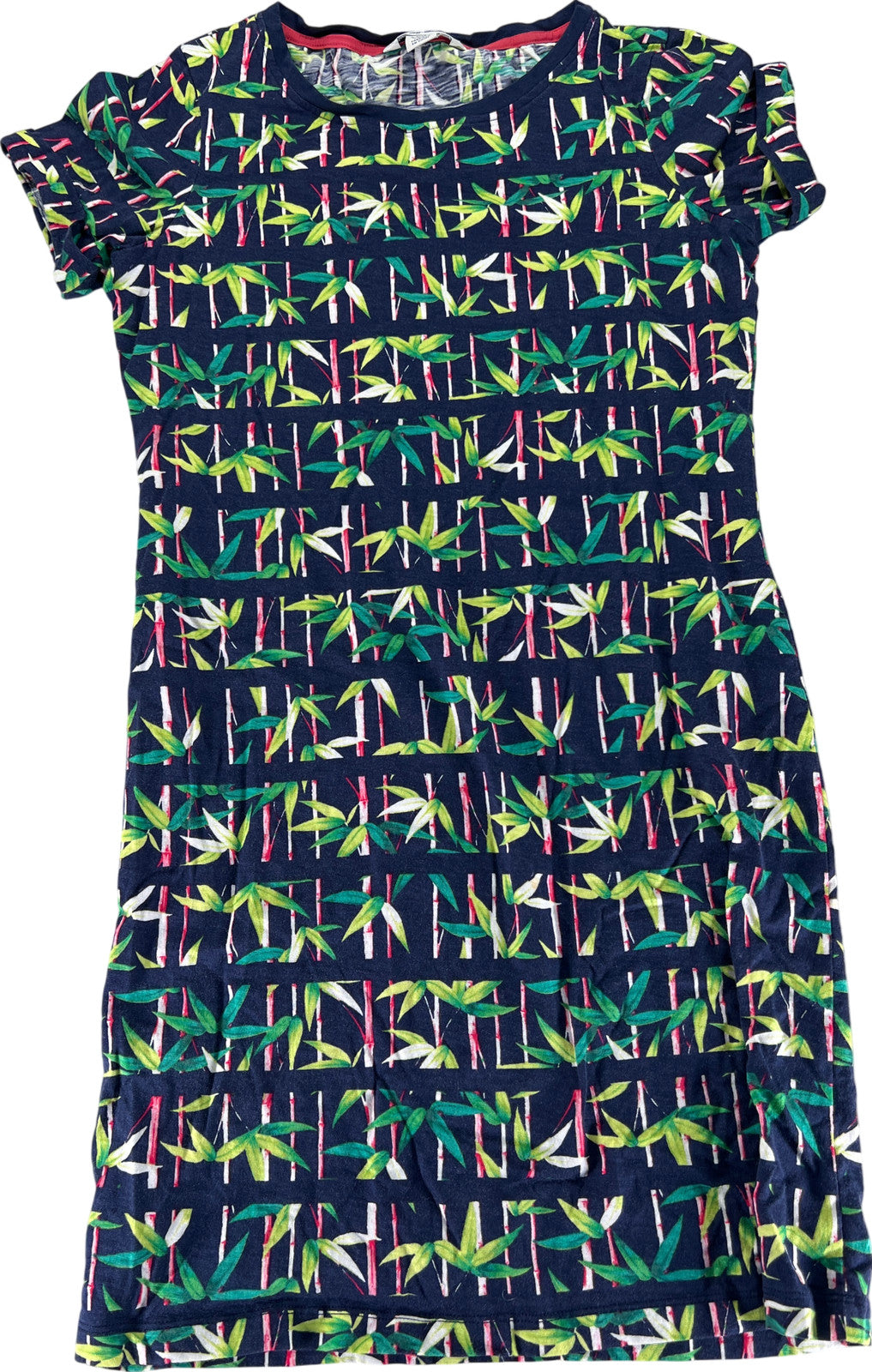 Tommy Bahama Women’s Navy Blue Floral Short Sleeve Sheath Dress - XS