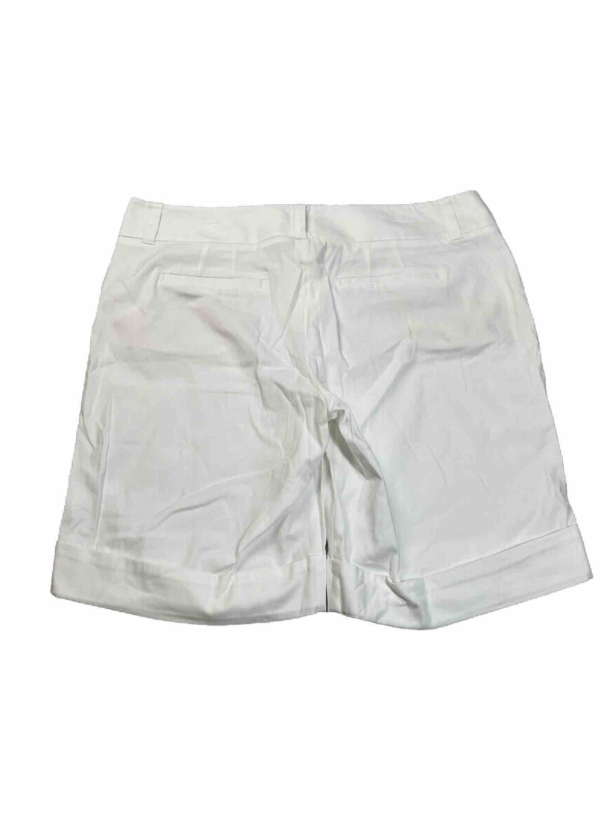 NEW Elle Women's White Cuffed Shorts - 16