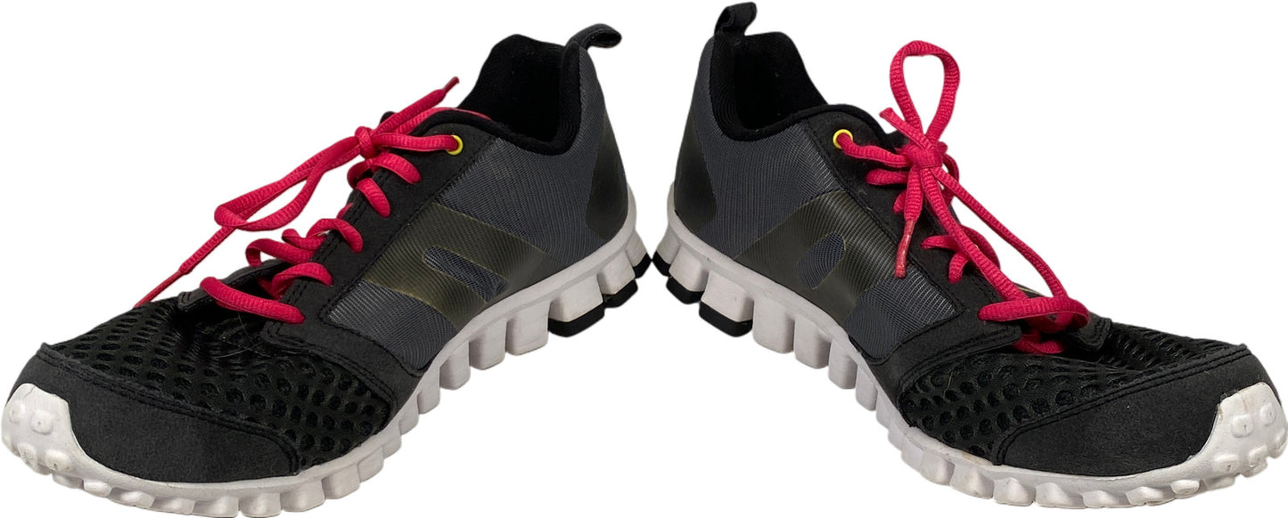Reebok Women’s Gray Realflex Lace Up Athletic Shoes - 9.5