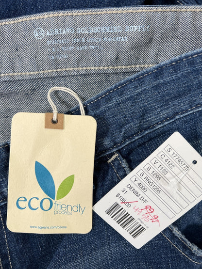 Adriano Goldschmied Women’s Medium Wash Cropped Denim Jeans - 31