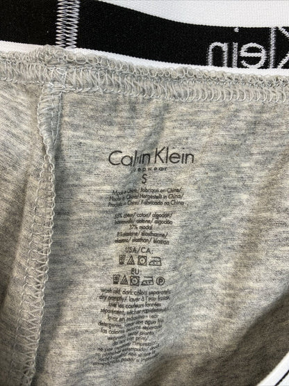 NEW Calvin Klein Women's Gray Cotton Sleep Leggings - S