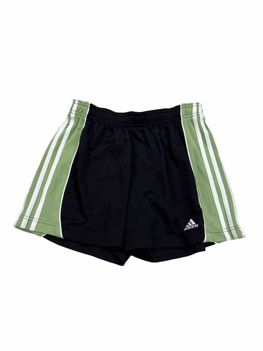 Adidas Women's Green/Black 4in Inseam Athletic Unlined Shorts - S