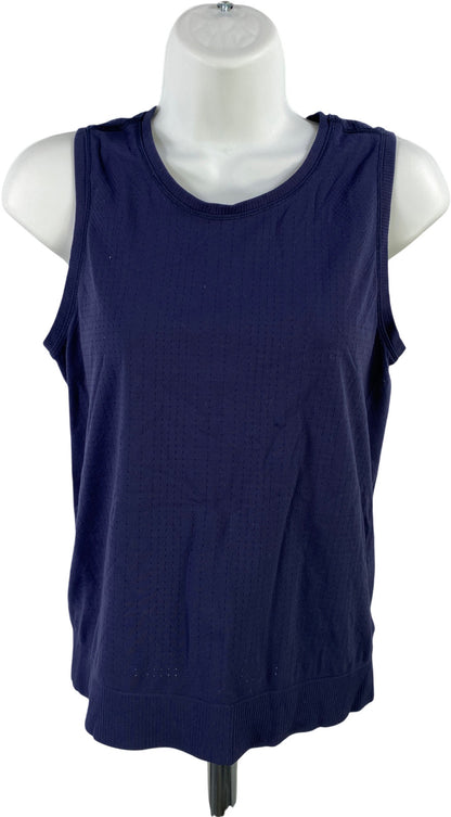 Athleta Women’s Navy Blue Breathable High Neck Athletic Tank Top - S