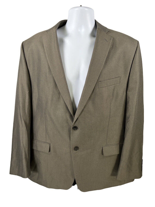Calvin Klein Men's Brown 2-Button Blazer Suit Jacket - 46R