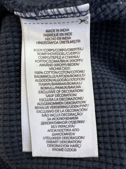 Polo Ralph Lauren Women’s Blue Waffle Knit Long Sleeve Pullover Sweatshirt - S