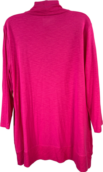 Coldwater Creek Women’s Pink Open Front Cardigan Sweater - L