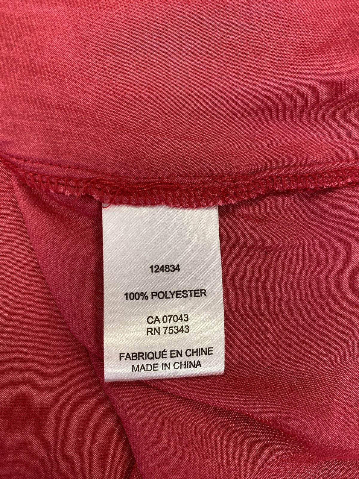 Rachel Zoe Women’s Pink Ruffle Trim V-Neck Blouse - M