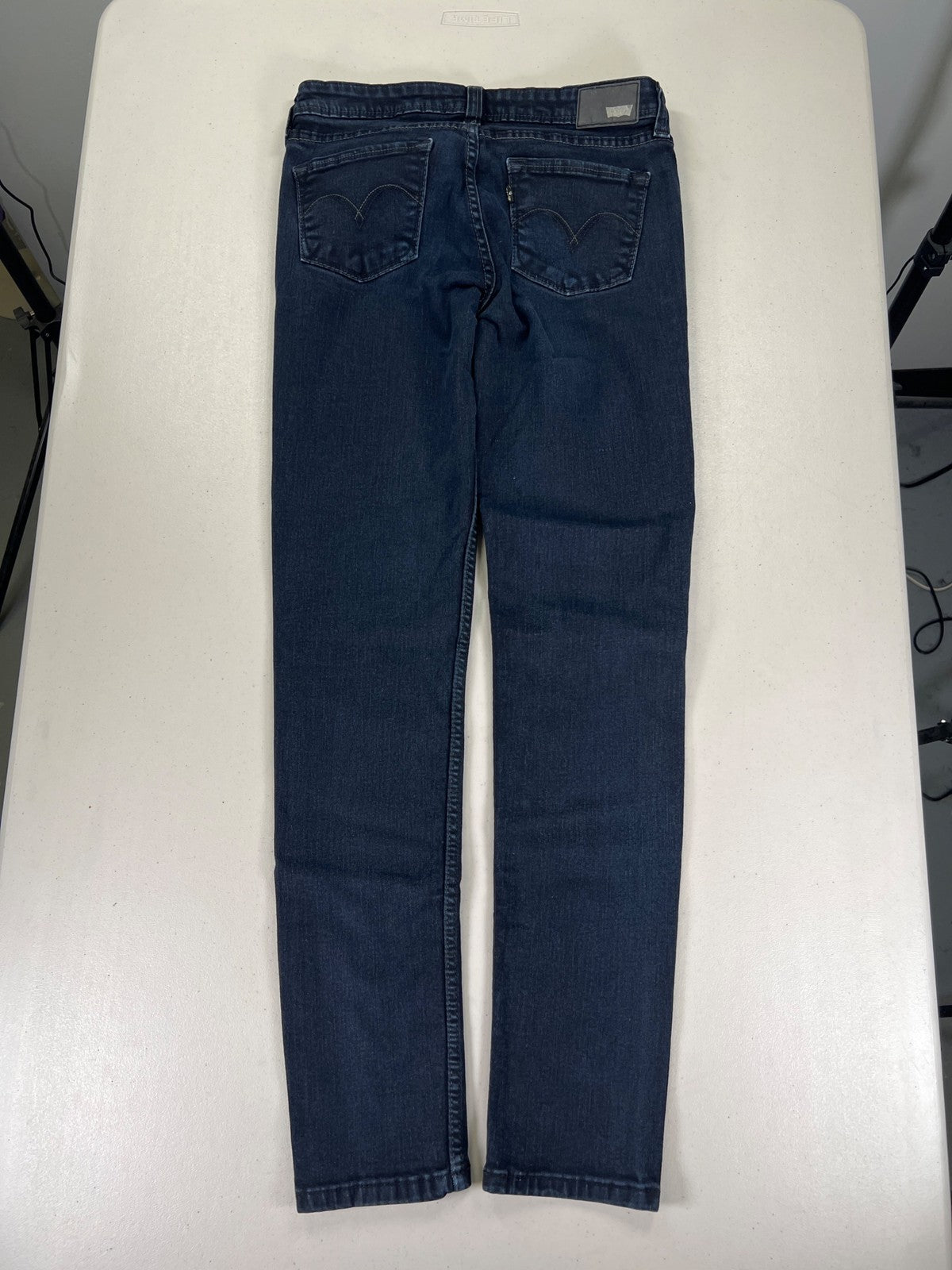 Levi’s Women’s Dark Wash Demi Curve Low Rise Skinny Jeans - 5