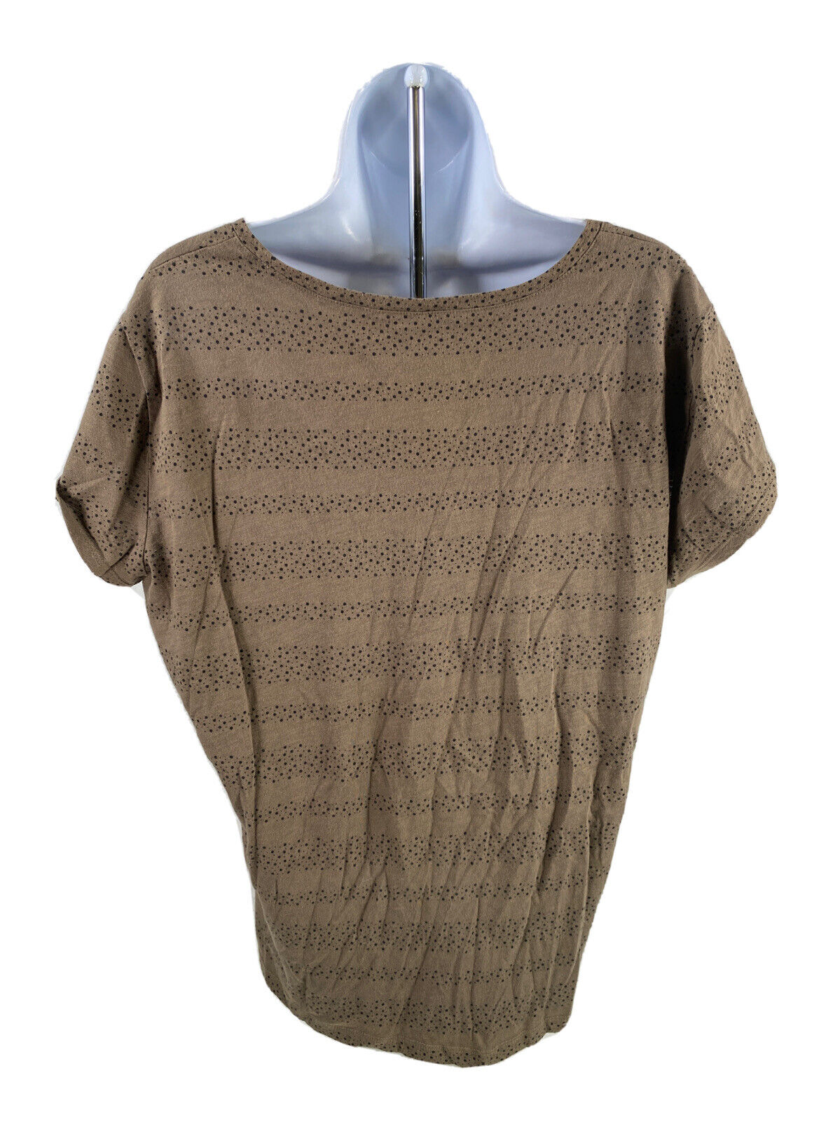 LOFT Women's Green Short Sleeve Scoop Neck T-Shirt - XL