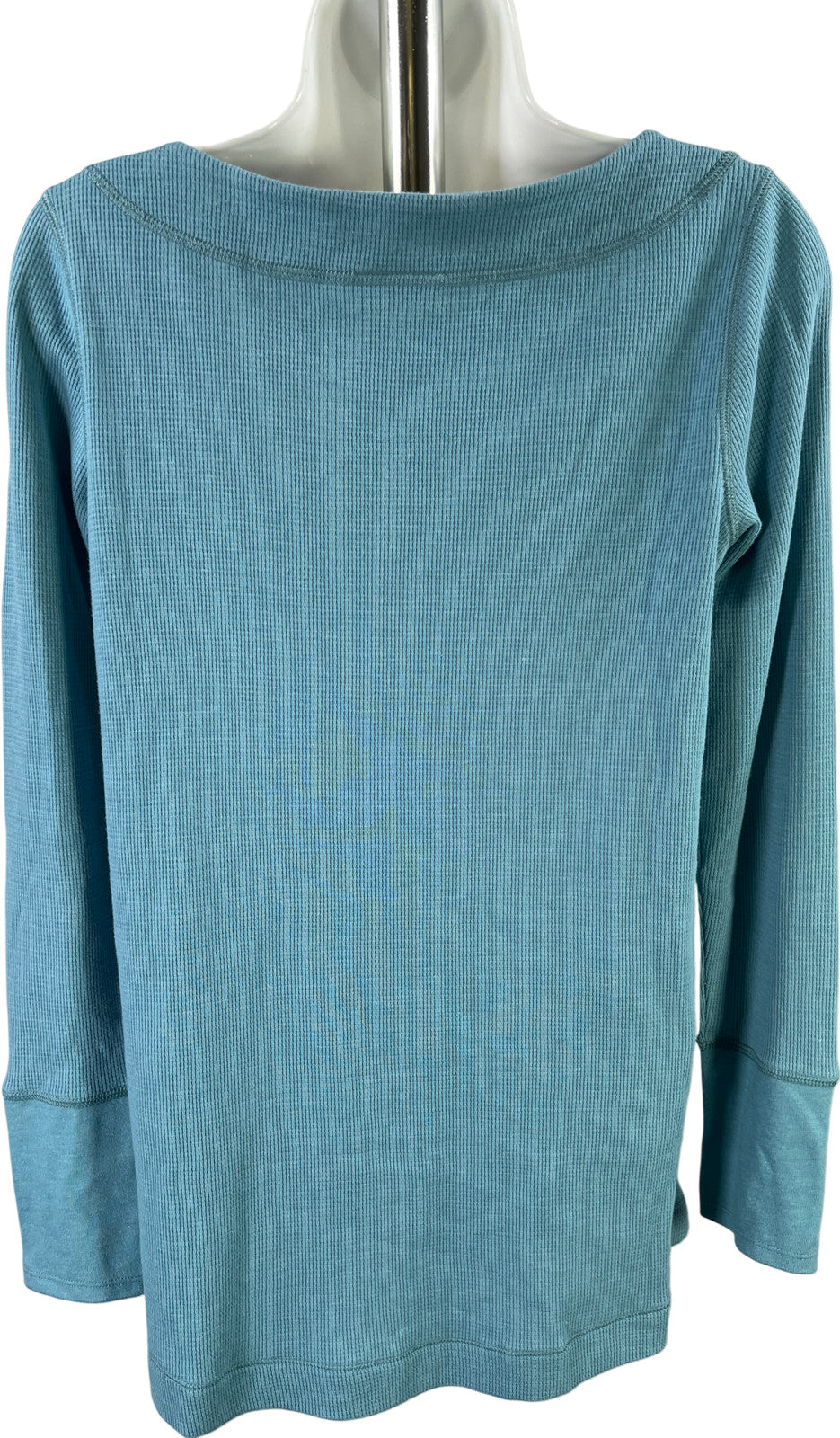 J.Jill Women’s Blue Long Sleeve Waffle Knit Shirt - XS
