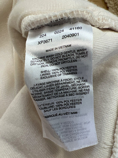 Columbia Women’s Ivory/Brown 1/2 Snap Pullover Sherpa Jacket - M