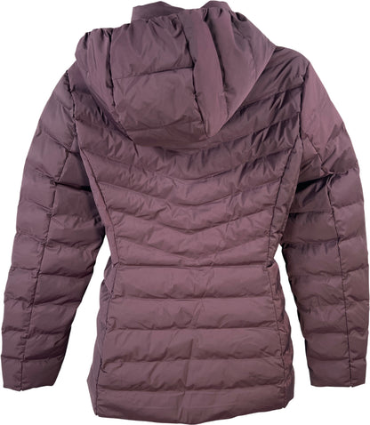 32 Degree Heat Women’s Purple Acai Full Zip Hooded Puffer Jacket - S