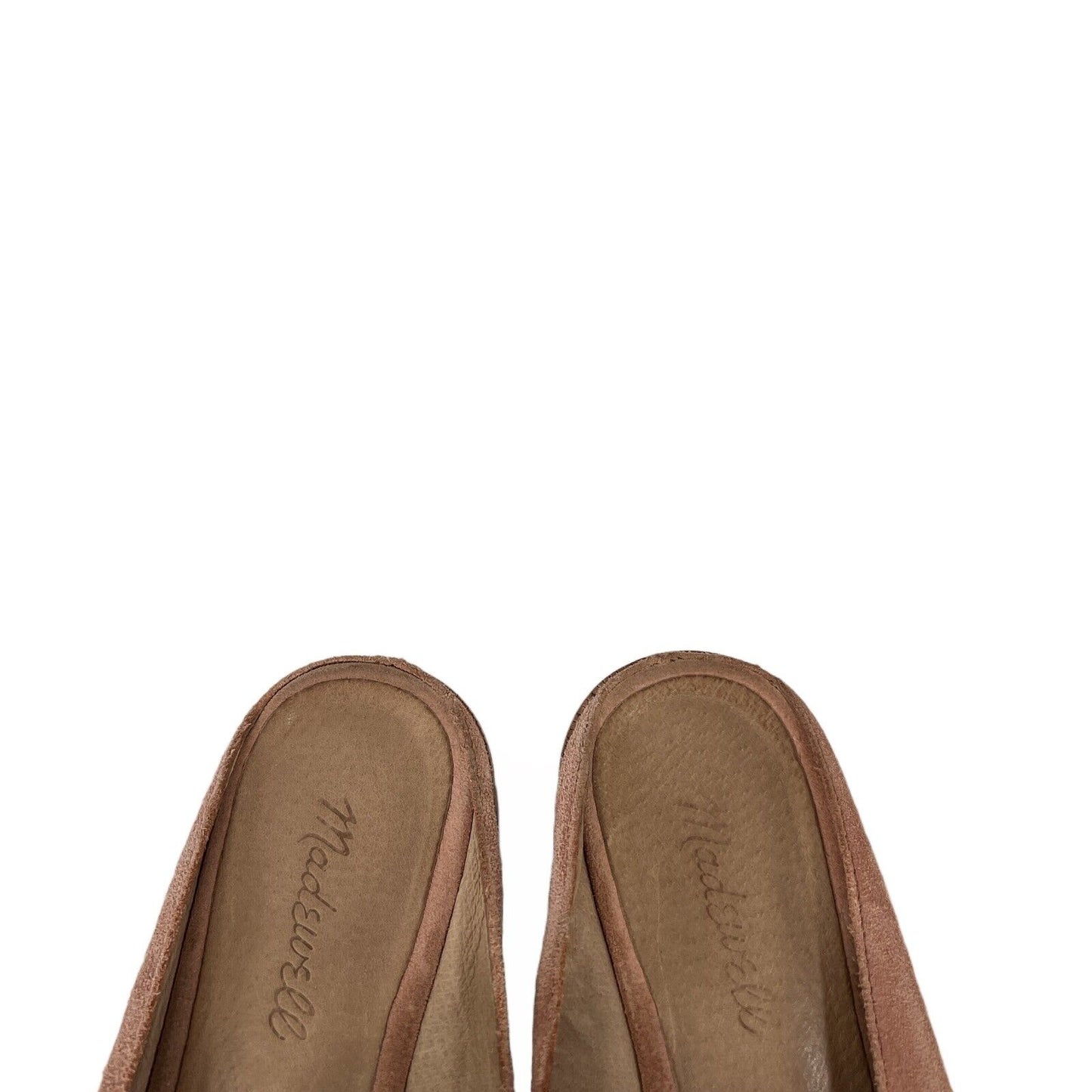 Madewell Women's Pink Suede Elinor Slip On Loafers - 9