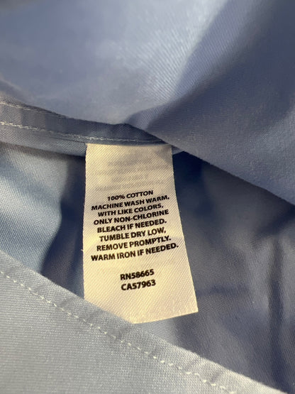 Nordstrom Men’s Blue Wrinkle-Free Long Sleeve Button Up Shirt - 16