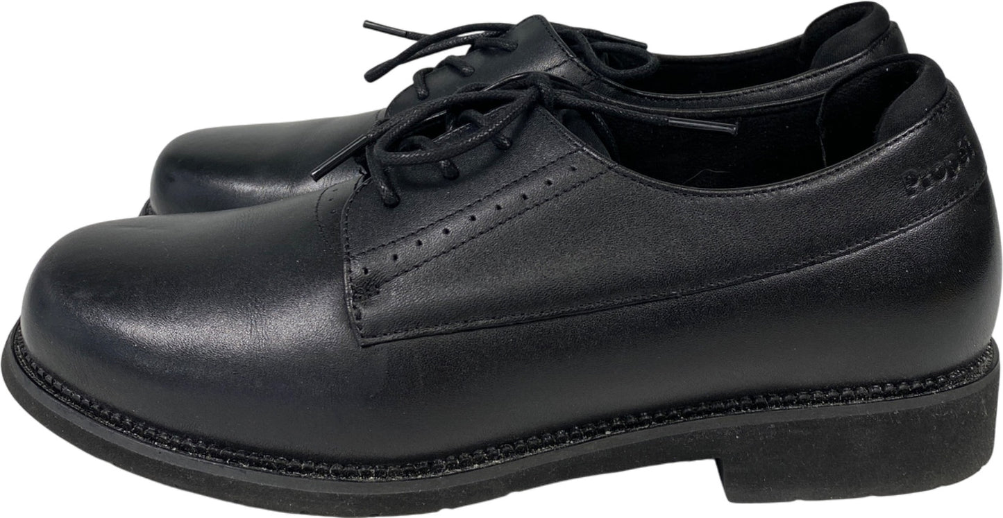 Propet Women’s Black Leather Hazel Oxford Dress Shoes - 8 Wide