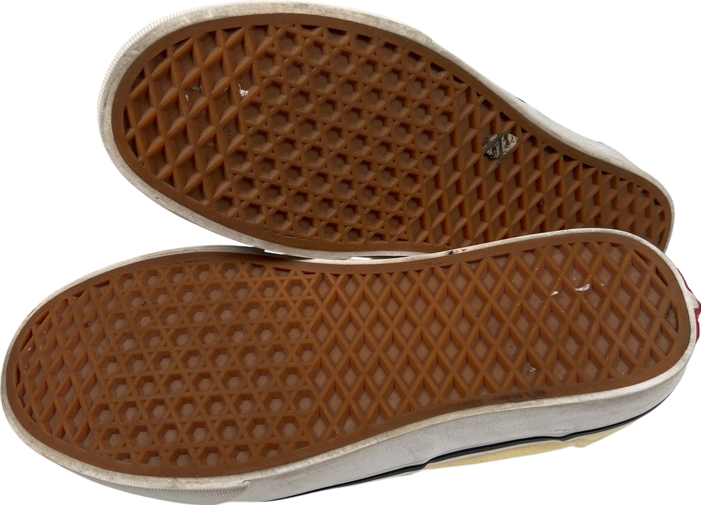 Vans Women’s Light Yellow Lace Up Casual Sneakers - 9