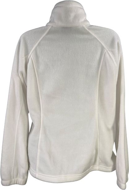 Columbia Women’s White Benton Springs Full Zip Fleece Jacket - M
