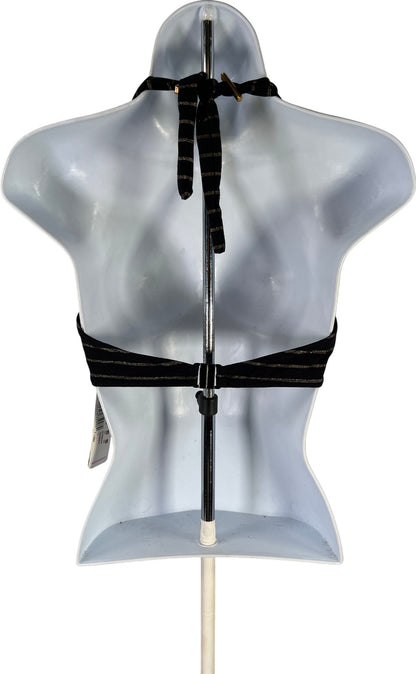 NEW Freya Women’s Gold/Black Striped Rock Beach Bikini Swim Top - 32D