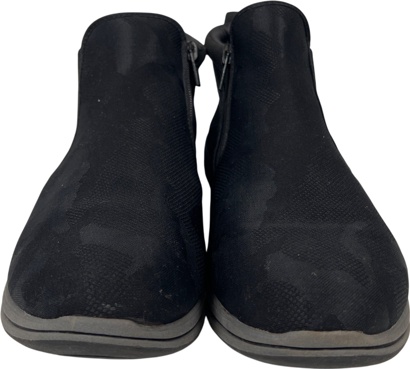 Clarks Cloudsteppers Women’s Black Camoflauge Breeze Clover Booties - 7