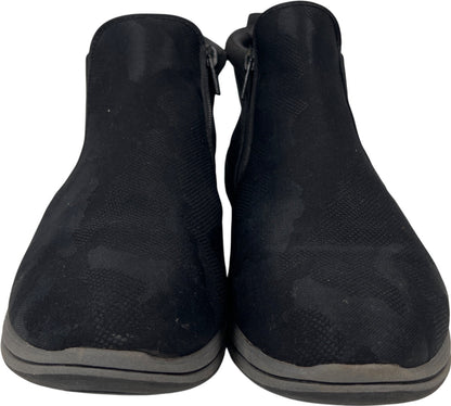 Clarks Cloudsteppers Women’s Black Camoflauge Breeze Clover Booties - 7