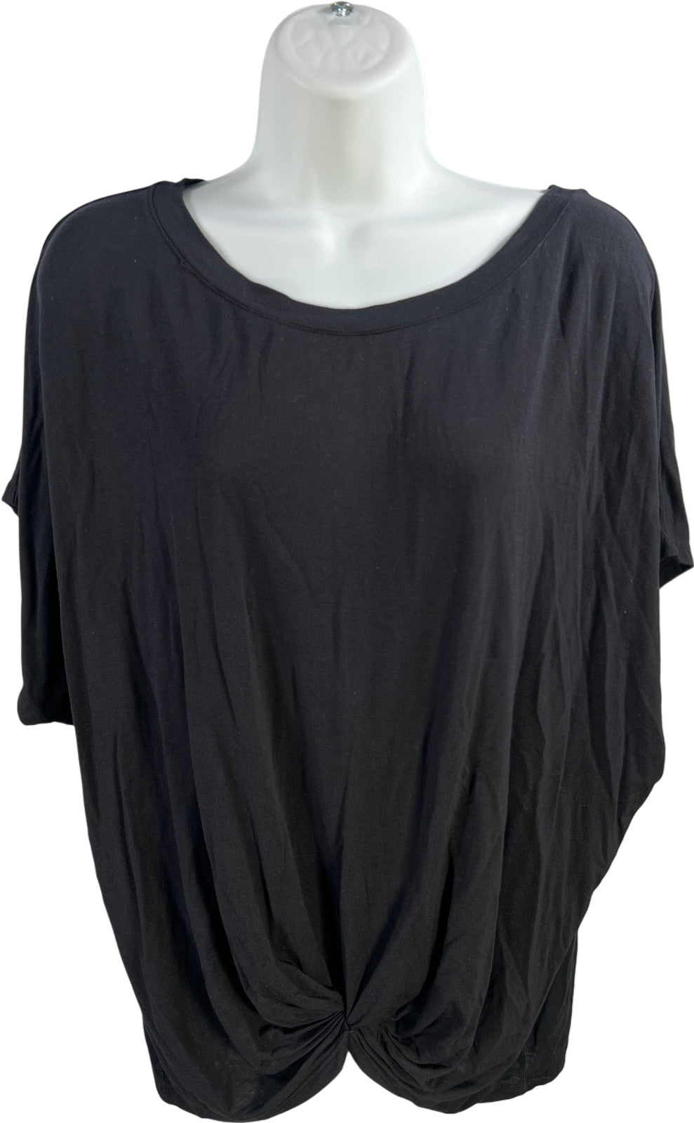 Liverpool Women’s Black Twist Front Short Sleeve T-Shirt - L