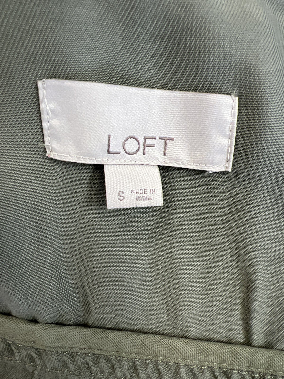 LOFT Women’s Green Long Sleeve Snap Utility Jacket - S
