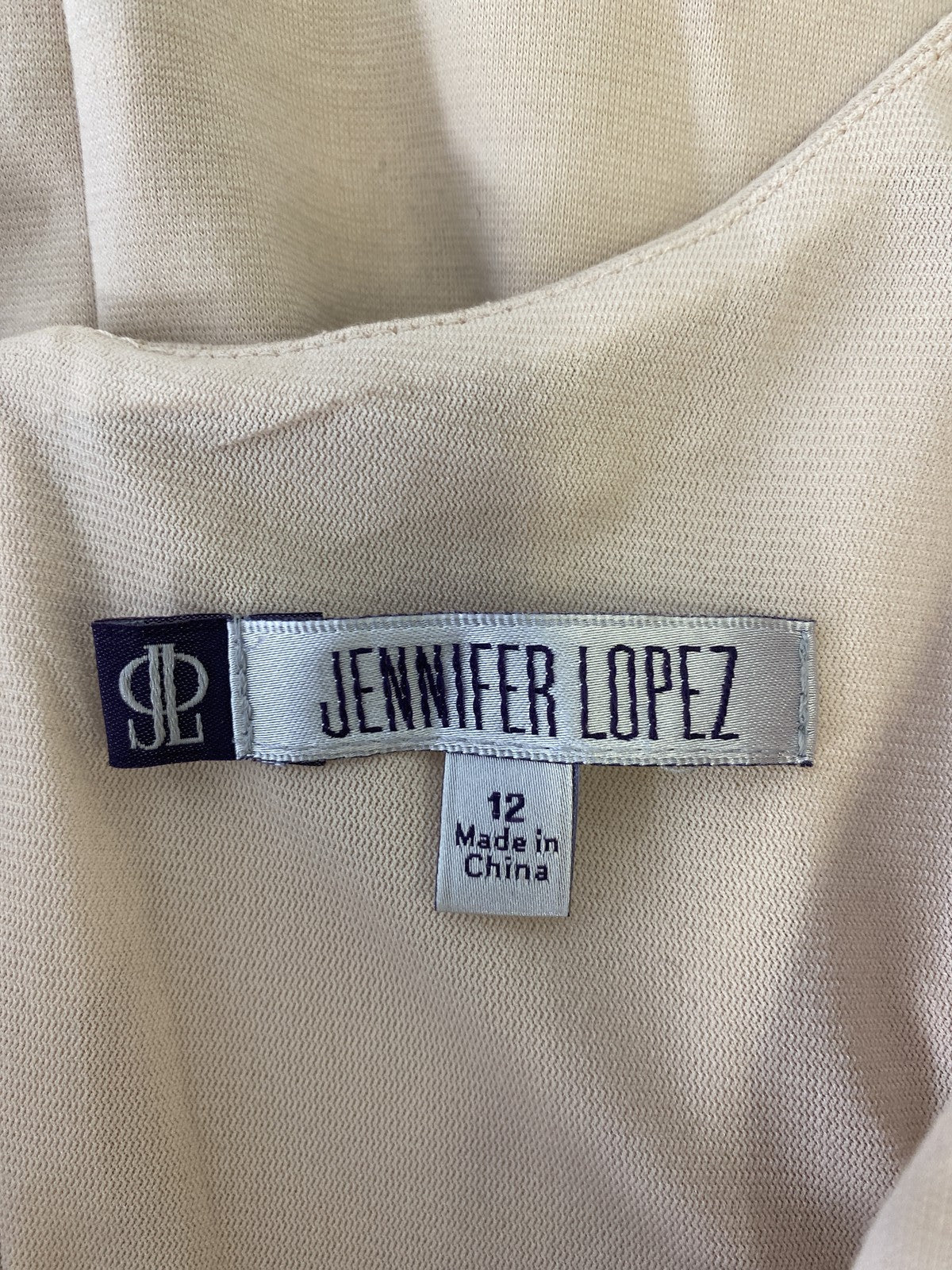 Jennifer Lopez Women’s Light Pink Blush Sleeveeless Midi Dress - 12