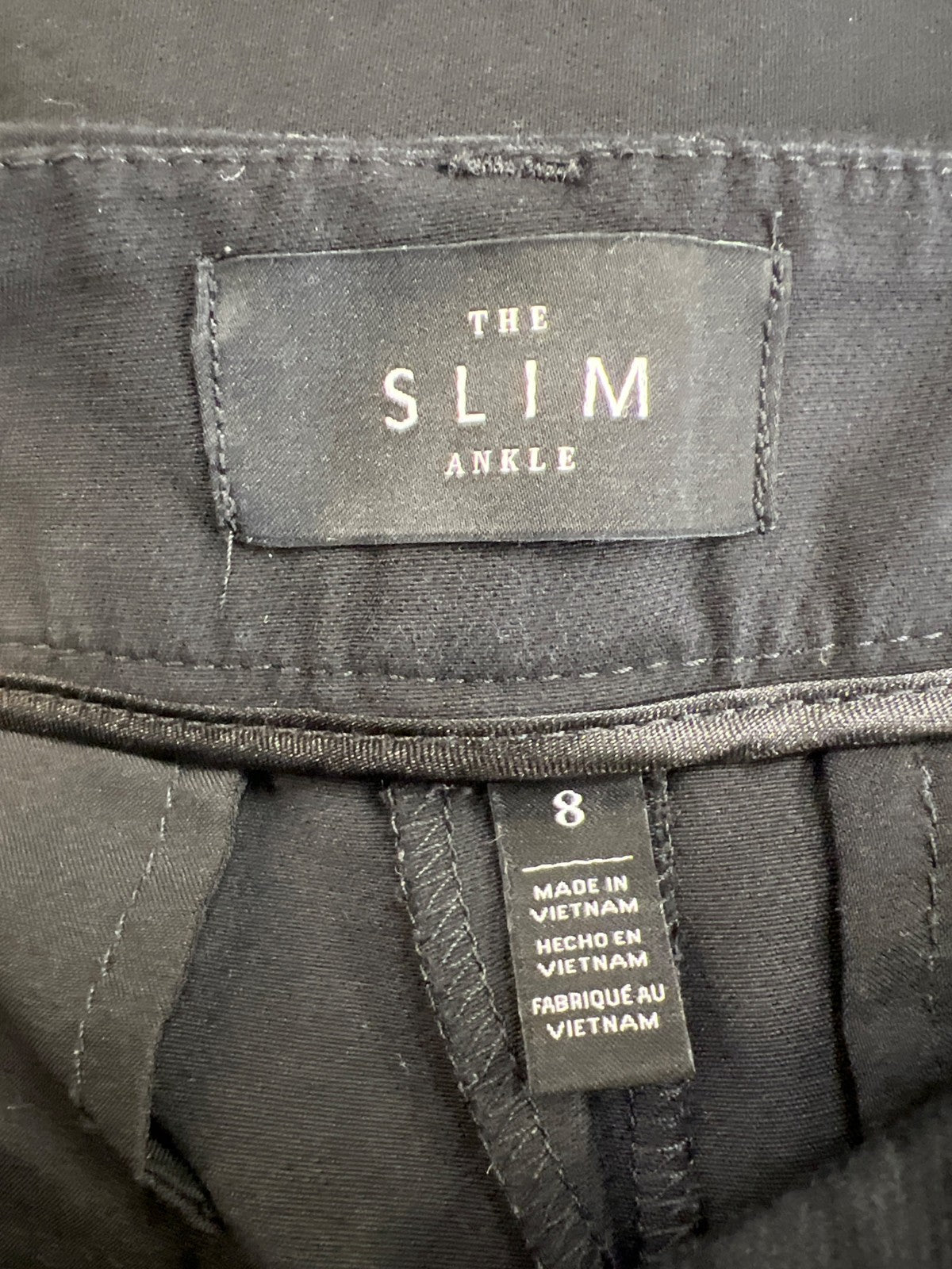 White House Black Market Women’s Black The Slim Ankle Dress Pants - 8