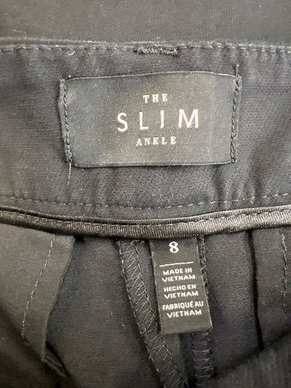 White House Black Market Women’s Black The Slim Ankle Dress Pants - 8