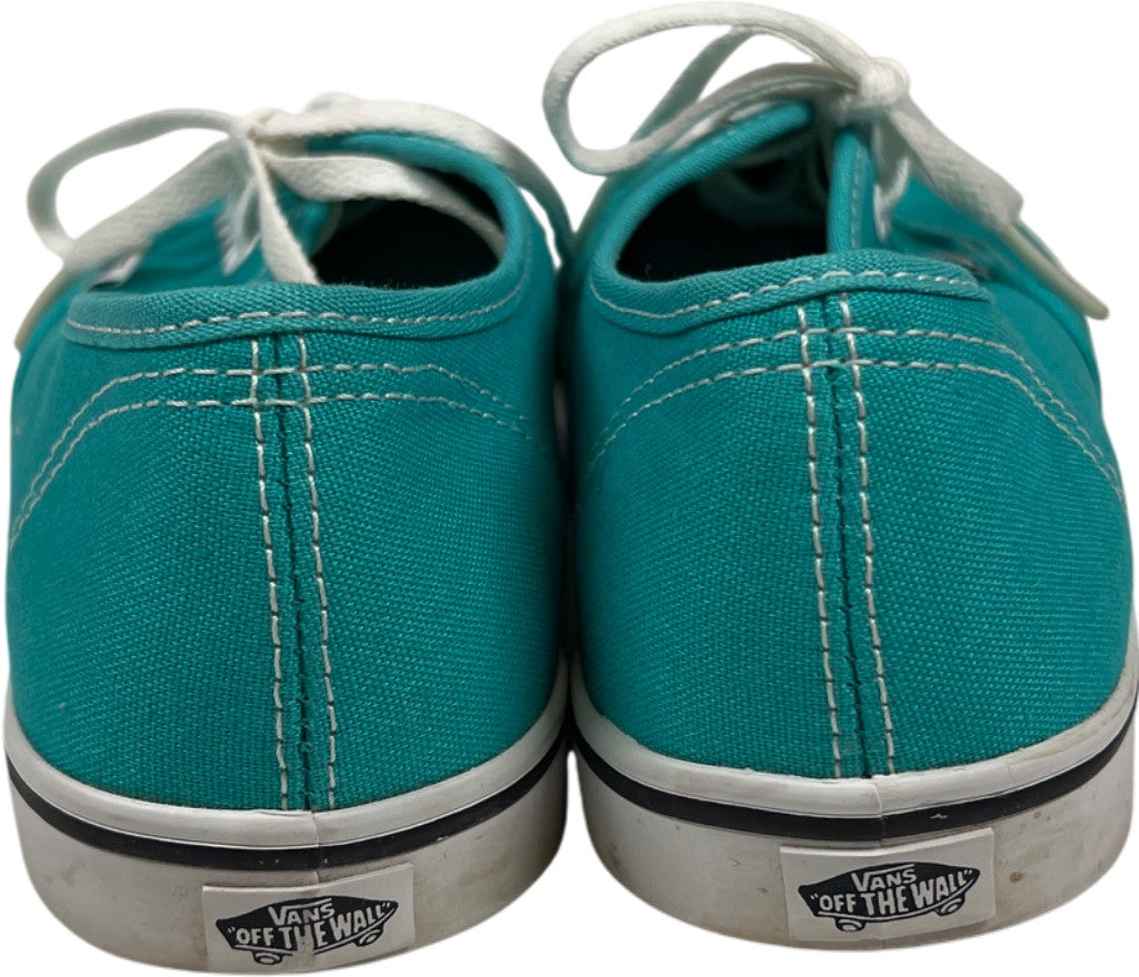 Vans Women’s Blue Low Top Canvas Lace Up Sneakers - 6.5
